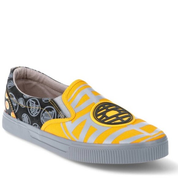 NWT Dragonball Z Men's Slip On Sneakers Shoes by GroundUp Orange Gray Black - Picture 3 of 9